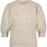 Crèmewitte Fabienne Chapot Oversized sweaters Ronde hals  in maat XL met motief van Bloemen voor Dames 