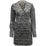 Casual Zwarte Viscose MAJE Zebra Print Mini jurken  in maat M Mini in de Sale voor Dames 
