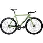 FabricBike Light - fixed bike, Fixie, één snelheid, aluminium frame en vork, 28" wielen, 6 kleuren, 3 maten, 9,45 kg ca. (L-58cm, Light Cayman Green)