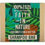 Parabenenvrije Faith In Nature Shampoo Bars Handgemaakt Dierproefvrij met Kokosnoot 