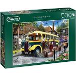Multicolored Jumbo Vervoer 500 stukjes Legpuzzels  in 251 - 500 st met motief van Bus voor Meisjes 