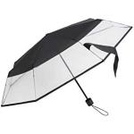 Zwarte Polyester Opvouwbare paraplu's voor Dames 