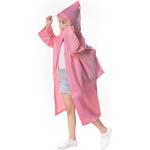 Roze Herbruikbaar Kinderjassen met capuchon voor Meisjes 