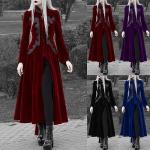 Steampunk Multicolored Polyester Trenchcoats  in maat 3XL voor Dames 