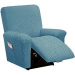 Blauwe Geweven Comfort stoelen 