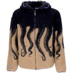Streetwear Bruine Nepbont Octopus Imitatie bontjassen  in maat XL voor Heren 