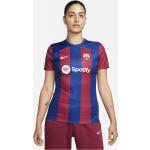 Klassieke Blauwe Nike Dri-Fit FC Barcelona Ademende Spaanse clubs  in maat XS voor Dames 