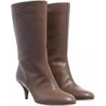 Fendi Boots & laarzen - Tronchetto Boots Leather FF in bruin