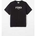 Fendi T-shirt met logoprint - Zwart
