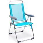 Lichtblauwe Verstelrugleunings Comfort stoelen 