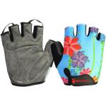 Grijze Microfiber Ademende Bloemen Fietshandschoenen  voor de Zomer  in maat XXL met motief van Luipaard Sustainable voor Dames 