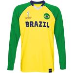 FIFA Jongens Official Fifa World Cup 2022 Classic Longsleeve - Brazil T-shirt, geel, 5 jaar EU