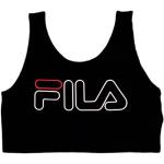 FILA SABONA cropped shirt voor meisjes, cami shirt, zwart, 134/140, zwart, 134/140 cm