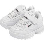 Witte Fila Disruptor Lage sneakers  in 23,5 met Klittenbandsluitingen in de Sale voor Dames 