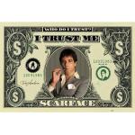 Film poster Scarface dollar 61 x 91,5 cm Gangster thema