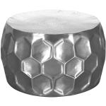 Moderne Zilveren Aluminium Ronde salontafels gelakte 36 cm 