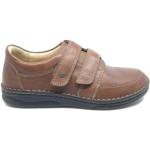 Bruine Finn Comfort Klittenband schoenen met Klittenbandsluitingen voor Heren 