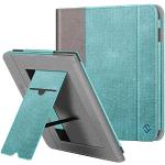 Turquoise Synthetische Opvouwbare 7 inch E-reader hoezen 