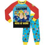 Fireman Sam Jongens Pyjama - Snuggle Fit - Leeftijd 18 maanden tot 7 jaar, Meerkleurig, 6-7 Jaren