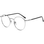 Retro Zilveren Ronde brillen voor Dames 
