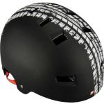 Zwarte Bmx helmen  in maat XL 61 cm met motief van Fiets in de Sale 