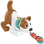 Fisher-Price 123 Crawl With Me Puppy, electronic dog infant crawling toy with music and Smart Stages learning content for infants and toddlers