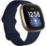 Blauwe GPS Fitbit Versa™ Smartwatches voor Fitness met motief van Fiets 
