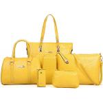 Gele Polyester Hobo tassen voor Dames 