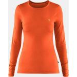Oranje Merinowollen Sport T-shirts  voor de Lente voor Dames 