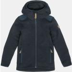 Marine-blauwe Fleece Kinder hoodies Sustainable 