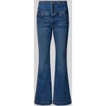 Blauwe Polyester Guess Flared jeans voor Dames 
