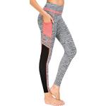 Lichtoranje Stretch Yoga pants  in maat XL voor Dames 