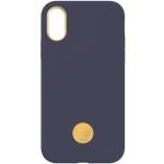 Koningsblauwe Kunststof Metallic iPhone X hoesjes type: Hardcase 