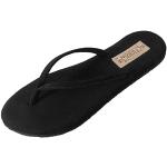 Zwarte Gewatteerde Platte sandalen  voor de Zomer  in maat 44 Sustainable voor Dames 