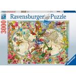 Ravensburger 3.000 stukjes Legpuzzels  in 3000 st met motief van Wereldkaart 