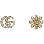 Gele Gouden Gucci Flora Diamanten oorbellen in de Sale voor Dames 