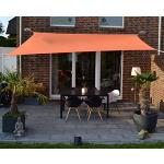 Oranje Polyester Vierkante parasols 