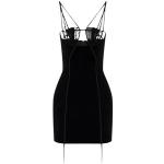 Casual Zwarte Velours Mouwloze jurken  in maat L Mini in de Sale voor Dames 