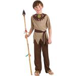 Folat 21684 - Indian Warrior kostuum, 3-delig, kindermaat S