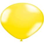 Gele Folat Metallic Ballonnen met motief van Pasen 