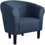 Marine-blauwe Polyester Design stoelen 