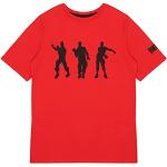 Rode Fortnite Kinder T-shirts  in maat 158 