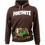 Bruine Fortnite Kinder hoodies  in maat 152 voor Meisjes 
