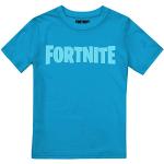 Fortnite T-shirt met logo voor jongens, azuurblauw, 12-14 Jaren