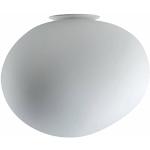 Foscarini Gregg wandlamp, Media, E27, 150 watt, wit, aluminium
