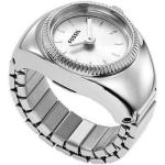 Zilveren Fossil Ringhorloges Armband 5 Bar voor Dames 