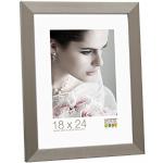 Zilveren Kunststof Deknudt frames Fotolijsten  in 60x40 