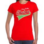 Rode T-shirts  voor een Kerstmis voor Dames 
