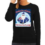 Zwarte Polyester Sweatshirts  voor een Kerstmis met motief van Australie voor Dames 