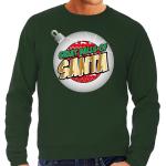 Groene Polyester Sweatshirts  voor een Kerstmis voor Heren 
